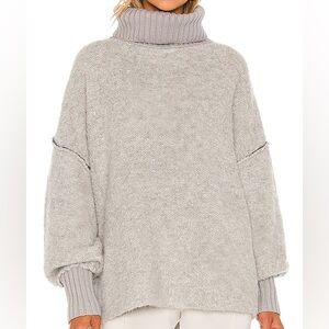 Free People Milo Pullover - Heather Grey